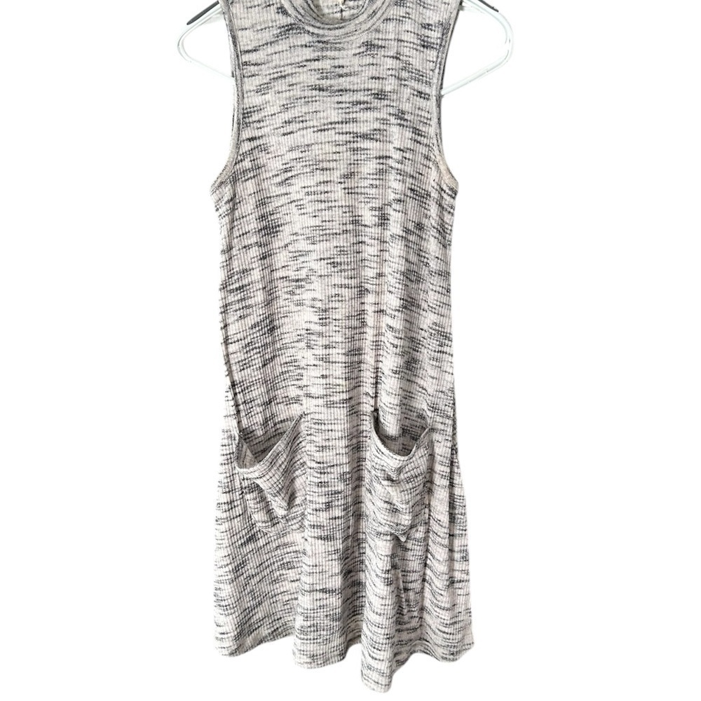 Ultra Flirt Pocket Shift Dress Mock-Neck Sleeveless